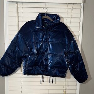 Wild Fable Navy Puffer Jacket